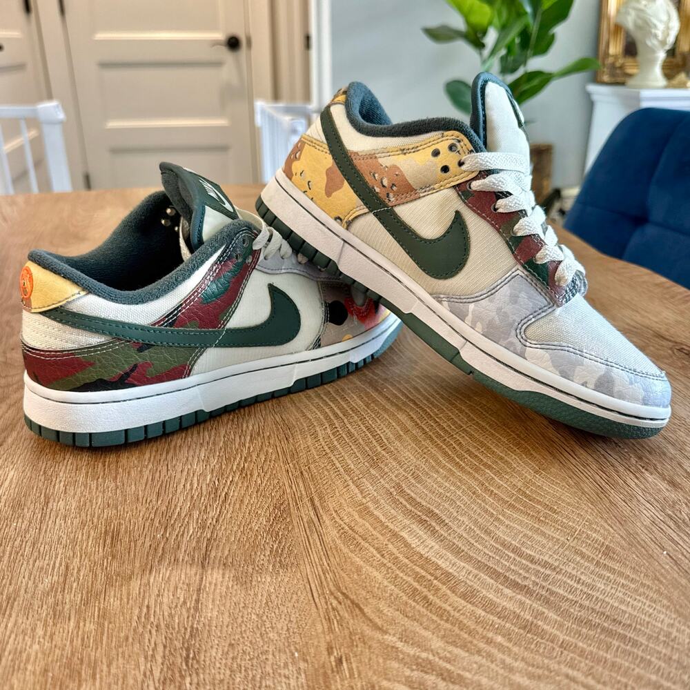 Nike | Dunk Low SE Sail Multi-Camo | Men’s Size 6